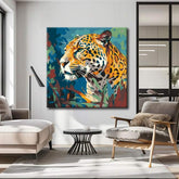Paint by Numbers Leopard Paintings